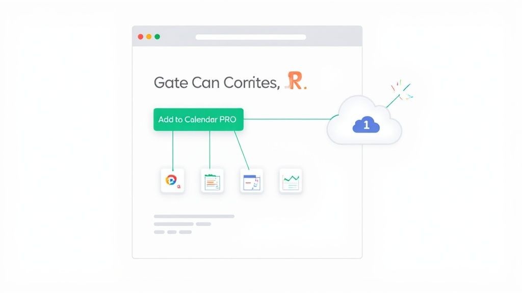 A person managing multiple calendars and event invitations on a digital interface