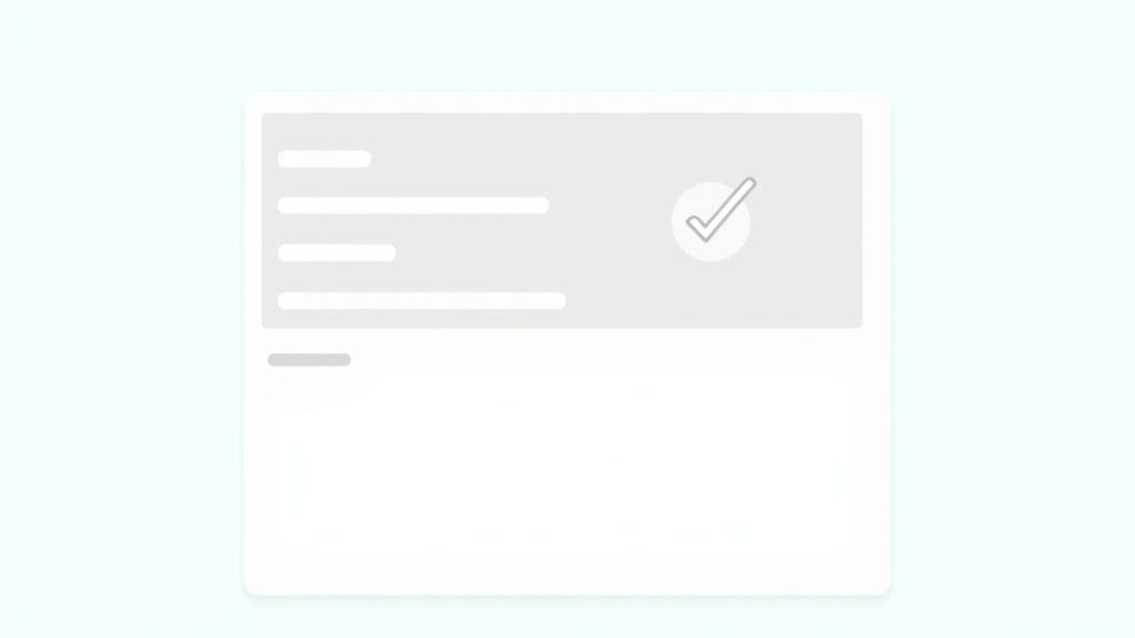 A simple, minimalist form on a mobile device, illustrating the principle of keeping forms short and simple.